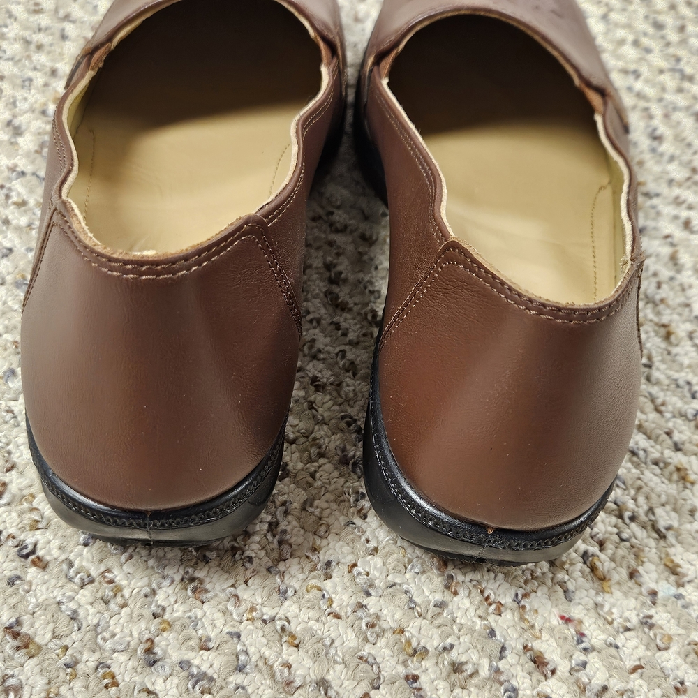 NWOT‎ Hotter Envy Brown Slip On Leather Comfort Loafers Shoes Women’s Size 10 - Picture 3 of 8